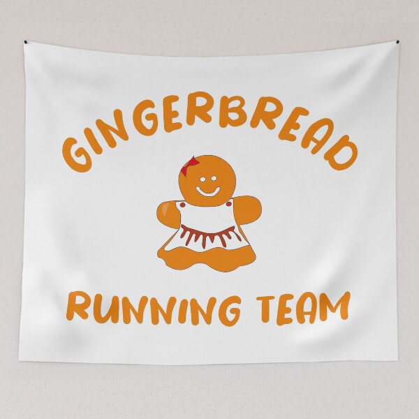 Item preview, Gingerbread Running Team - Funny Cute Gingerbread designed and sold by Seth's Tees.