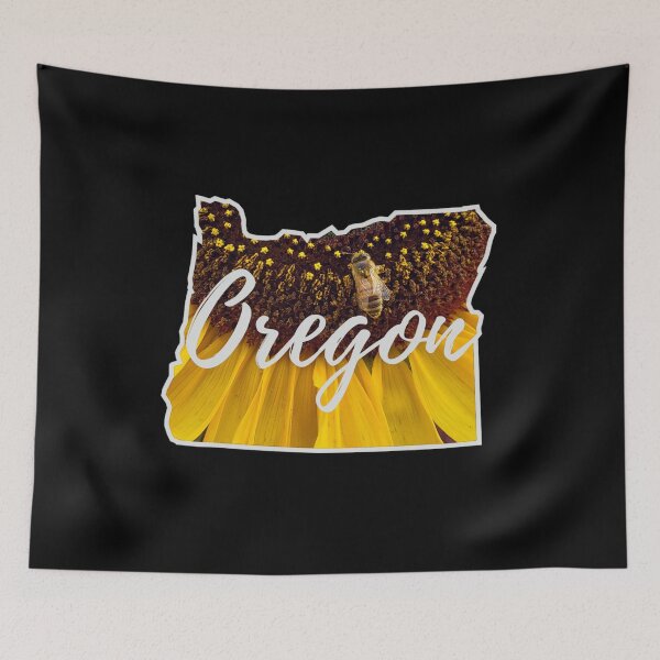 Item preview, Oregon. Sunflower Honeybee designed and sold by ArtRoomOregon.