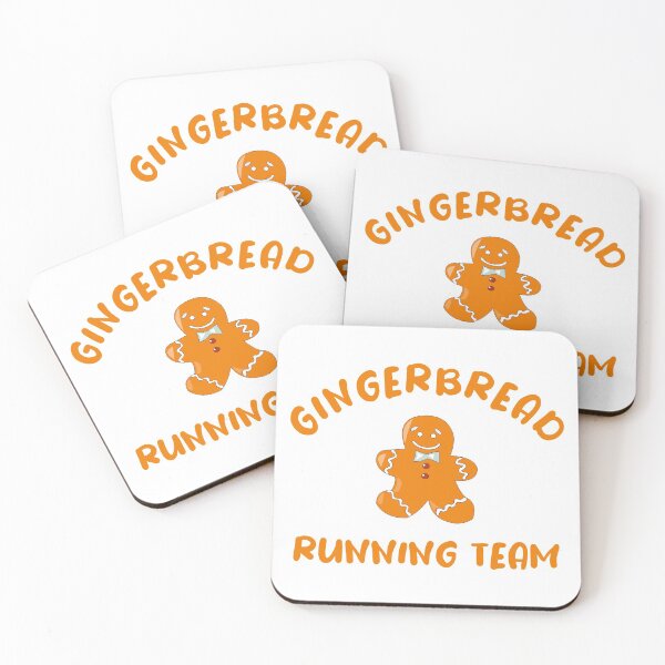 Item preview, Gingerbread Running Team - Funny Cute Gingerbread designed and sold by Seth's Tees.