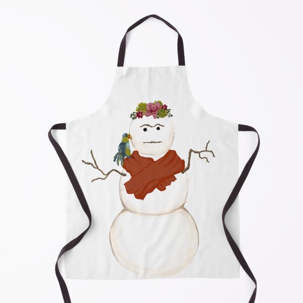 Item preview, Frida Style Snowman designed and sold by Katie Morris Art.