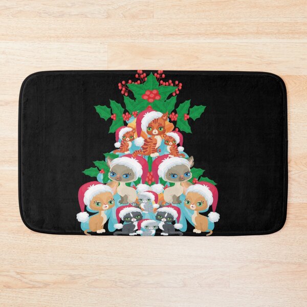 Item preview, Sweet Happy Cub Kittens - Funny Cat Christmas - Meowy Catmas designed and sold by PupnkittyMania ⭐⭐⭐⭐⭐.