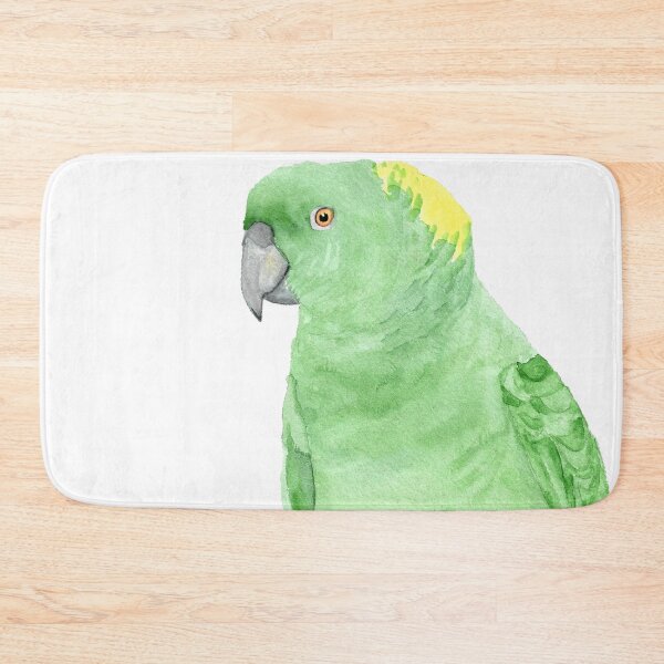 Item preview, Yellow-naped amazon watercolor parrot designed and sold by L'Atelier Oranjade.