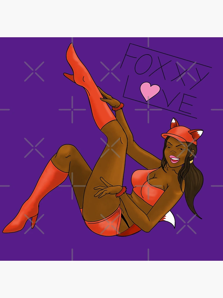 Foxxy Love Pin Up Girl Drawn Together Greeting Card