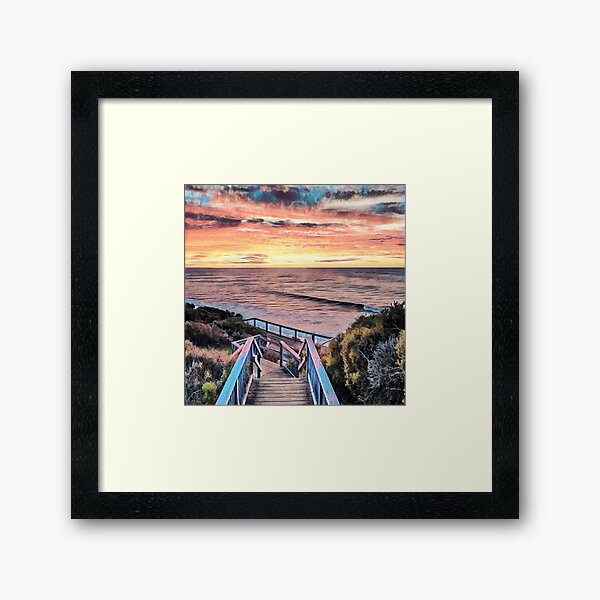 Great ocean road Framed Art Print