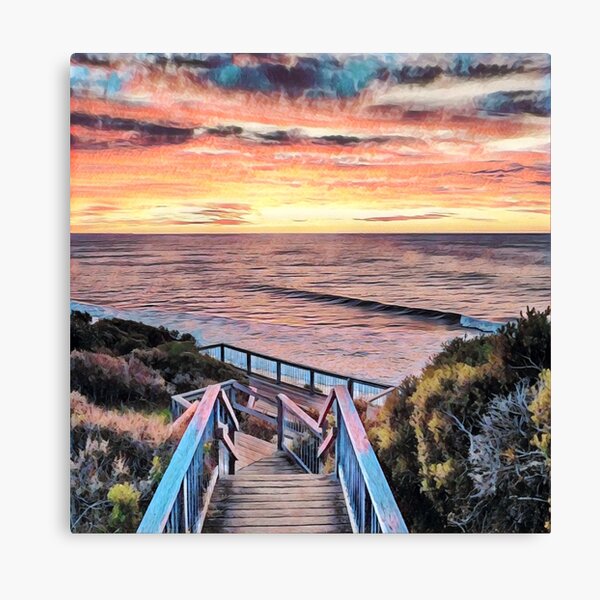 Australia art print painting great ocean road victoria seascape Framed canvas 