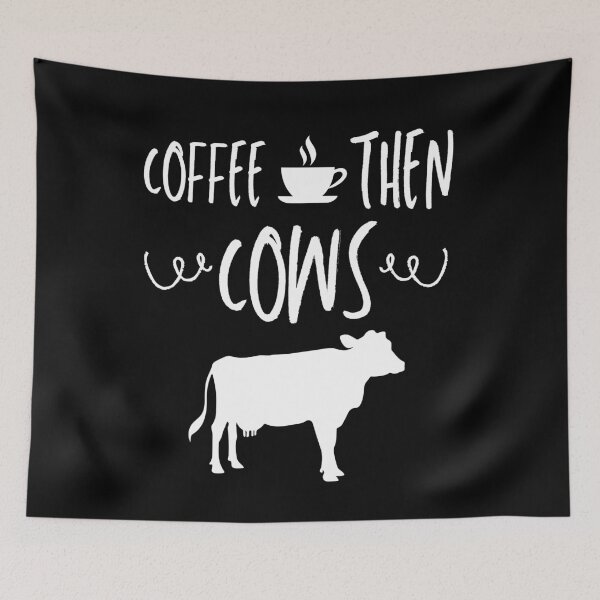 Item preview, Coffee Then Cows designed and sold by TeePartyHost.