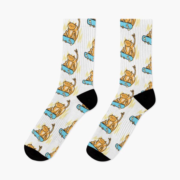 Item preview, Skate cat cat lover funny cat cool cat  designed and sold by Tropical Blood.