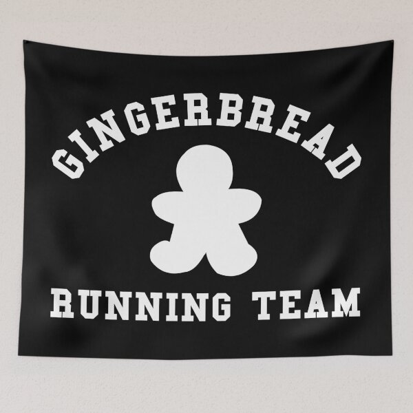 Item preview, Gingerbread Running Team - Funny Cute Gingerbread designed and sold by Seth's Tees.