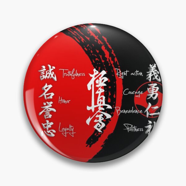 Item preview, Kyokushin Karate Bushido Values designed and sold by Zanshin-Art.