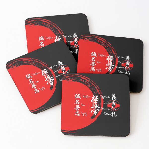 Item preview, Kyokushin Karate Bushido Values designed and sold by Zanshin-Art.