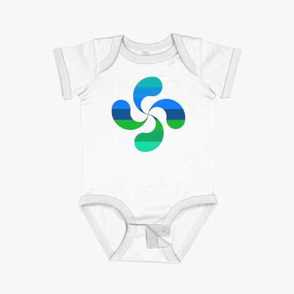 Vista previa del artículo con la obra «Cruz Vasca Lauburu Azul Aqua», diseñado y vendido por Circle64Shop.
