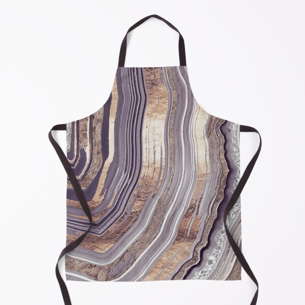 Item preview, Tribeca Rose Gold Rock Geode Abstract designed and sold by Glimmersmith.
