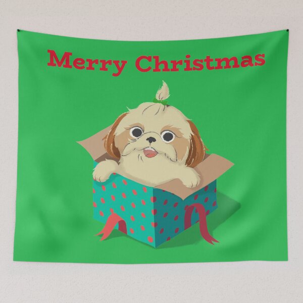 Item preview, Cute Puppy gift - Merry Christmas designed and sold by Vero De.