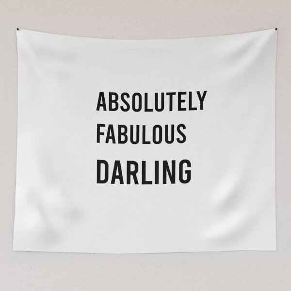 Item preview, White Absolutely Fabulous Darling designed and sold by DamaliePierre.
