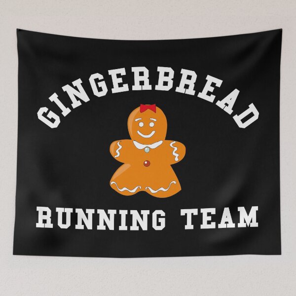 Item preview, Gingerbread Running Team - Funny Cute Gingerbread designed and sold by Seth's Tees.