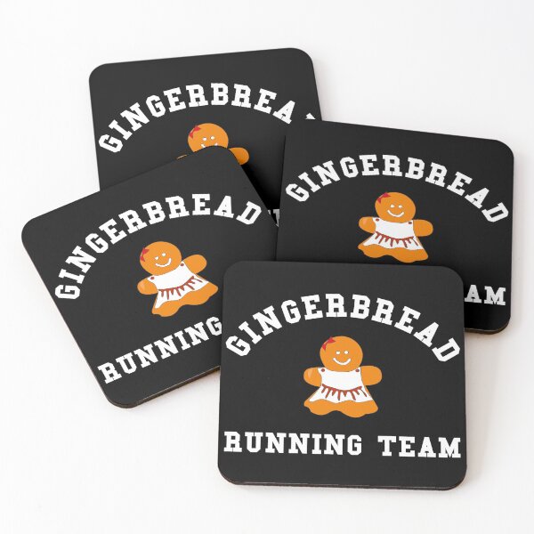 Item preview, Gingerbread Running Team - Funny Cute Gingerbread designed and sold by Seth's Tees.