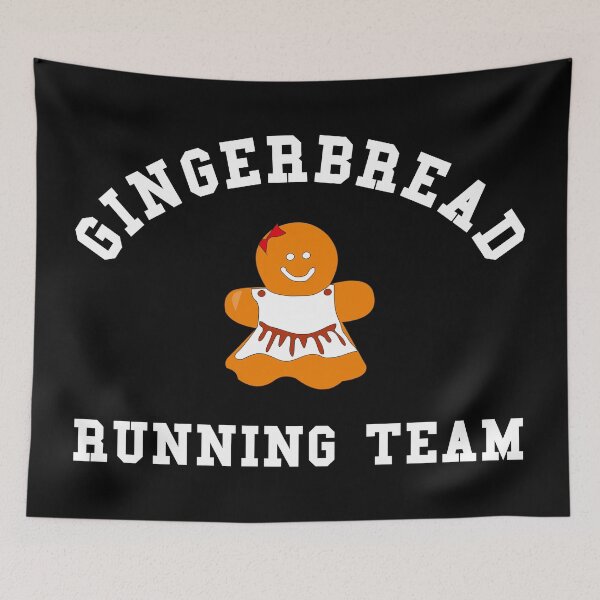 Item preview, Gingerbread Running Team - Funny Cute Gingerbread designed and sold by Seth's Tees.