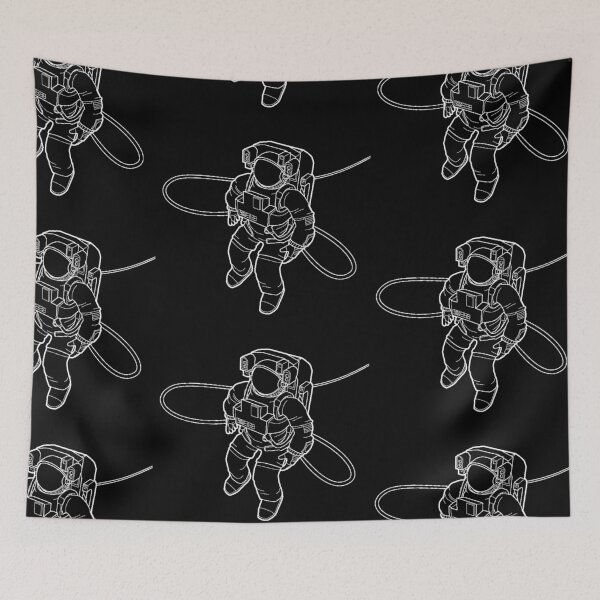 Item preview, Astronaut Blueprint White designed and sold by Auto-Prints.