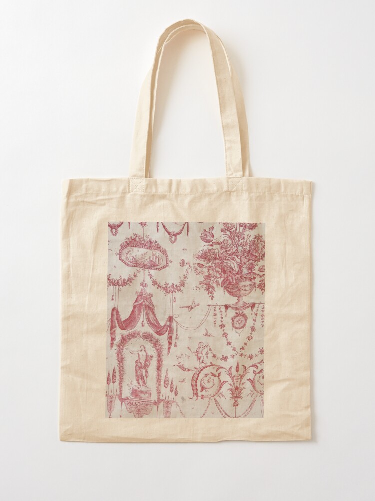 Got it All Pink Toile Print Tote Bag