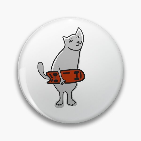 Item preview, SKAte roller cat skate lover funny cat  designed and sold by Tropical Blood.