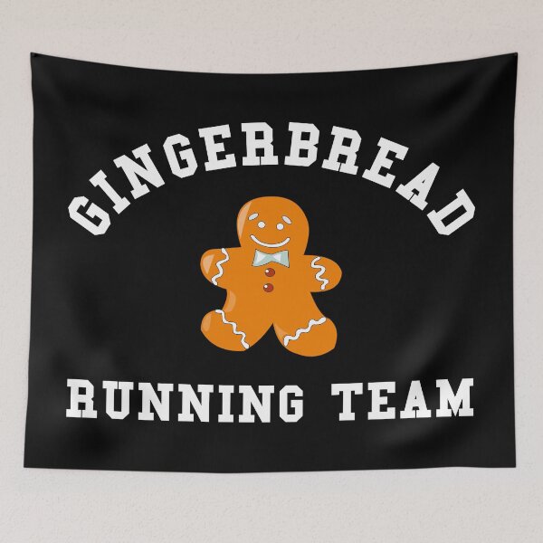 Item preview, Gingerbread Running Team - Funny Cute Gingerbread designed and sold by Seth's Tees.