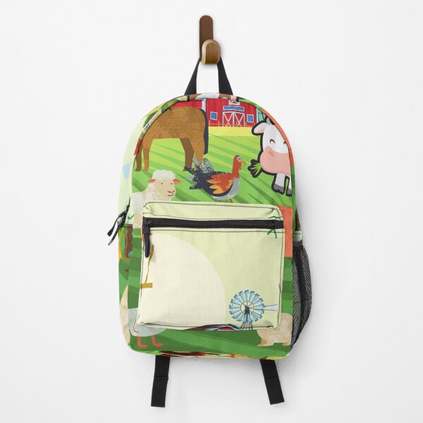 Item preview, colorful barn full of animals designed and sold by crissenshop.