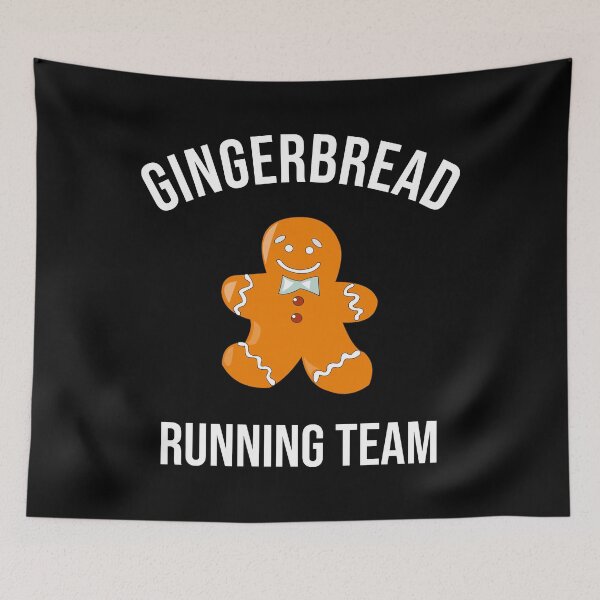 Item preview, Gingerbread Running Team - Funny Cute Gingerbread designed and sold by Seth's Tees.