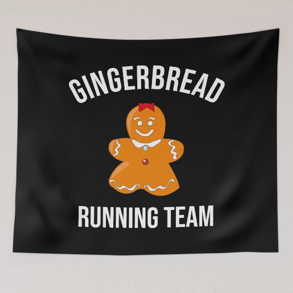 Item preview, Gingerbread Running Team - Funny Cute Gingerbread designed and sold by Seth's Tees.