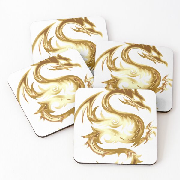 Item preview, E Dragon gold designed and sold by TwistedHareCo.