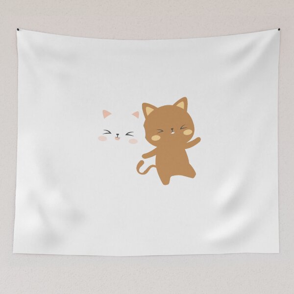 Item preview, Milk and Mocha Cats are Happy Together  designed and sold by Giovanni's  Brown Quotes.