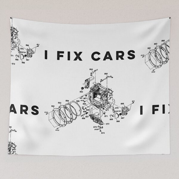 Item preview, Auto mechanic i fix black cars designed and sold by Zwuck.