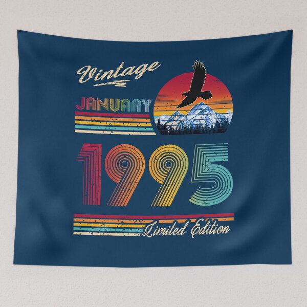 Item preview, January 1995 Birthday designed and sold by GreenSplash.