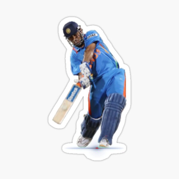 Msd Dhoni Products Sticker For Sale By Joel2293 Redbubble