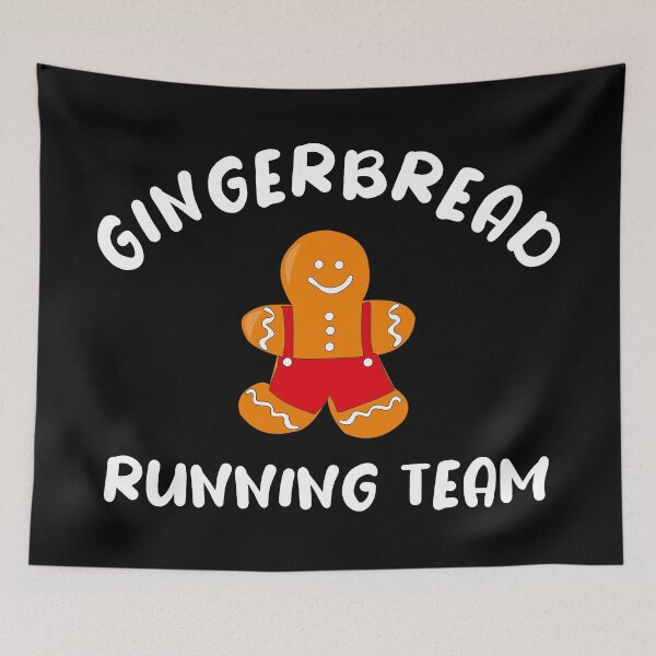 Item preview, Gingerbread Running Team - Funny Cute Gingerbread designed and sold by Seth's Tees.
