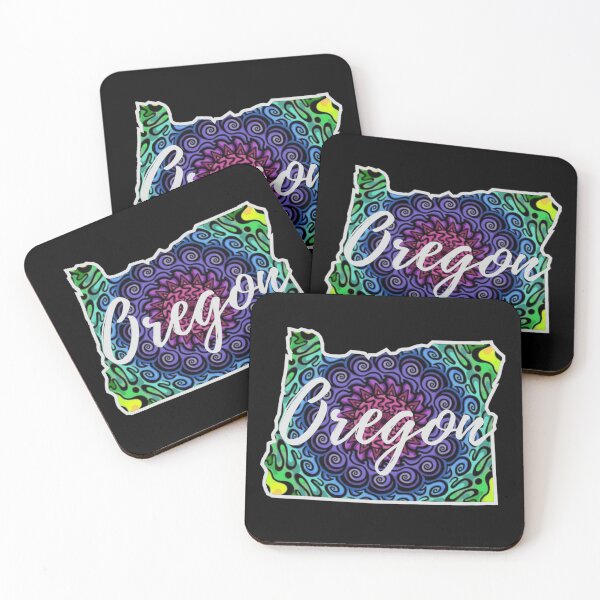 Item preview, Oregon Rainbow Mandala designed and sold by ArtRoomOregon.