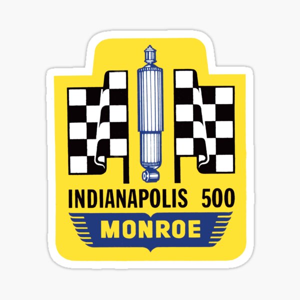 Item preview, Vintage Indianapolis 500 decal Monroe designed and sold by kustom.