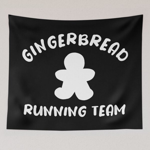 Item preview, Gingerbread Running Team - Funny Cute Gingerbread designed and sold by Seth's Tees.