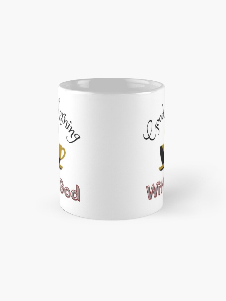 Alternate view of Coffee With God Coffee Mug