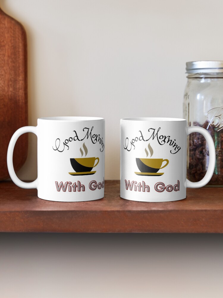 Alternate view of Coffee With God Coffee Mug
