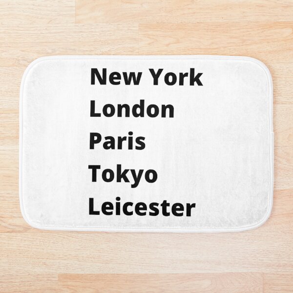 Aperçu de l'œuvre New York Londres Paris Tokyo Leicester créée et vendue par DesignsbyDan1.