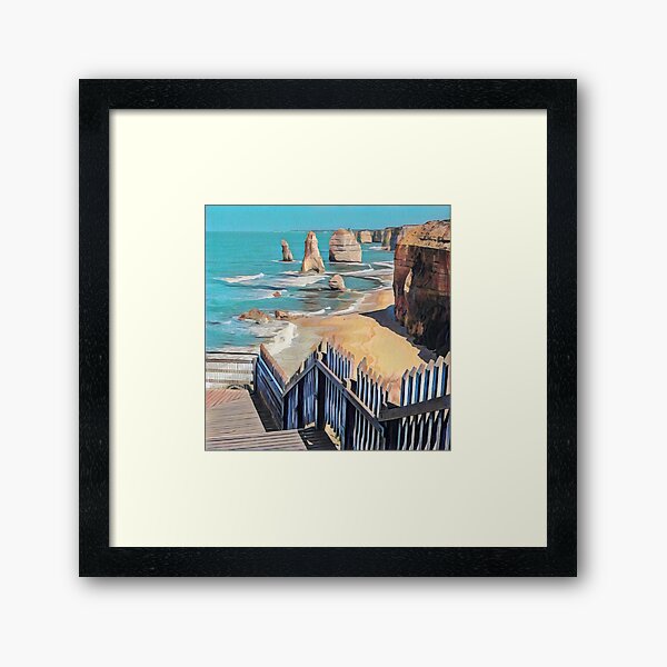 Great ocean road Framed Art Print