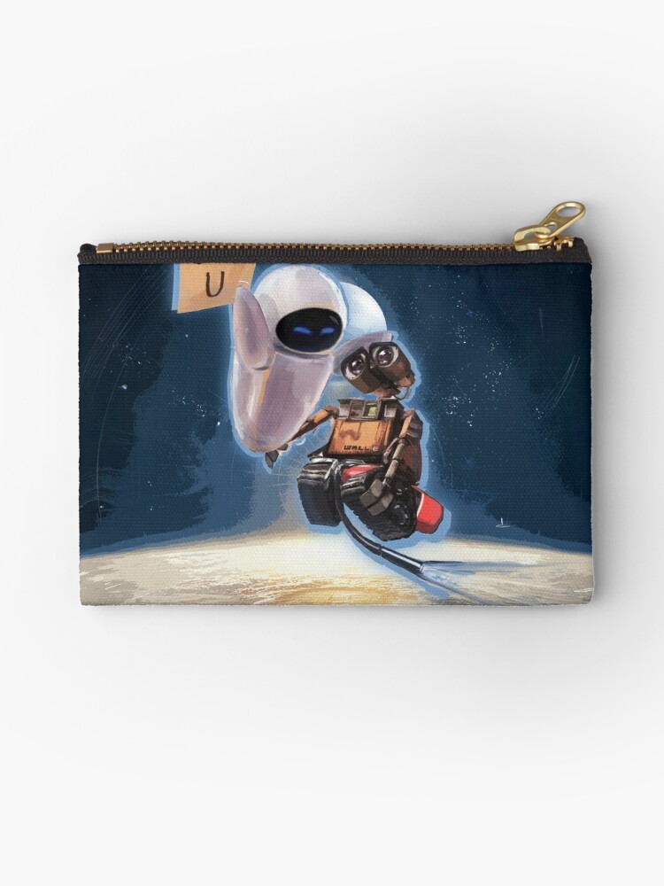 Wall-e & Eve Pouch, Bag, Make up Bag, Pencil Pouch, Purse, Gift, Rainbow,  Small Bag, Zip up Bag - Etsy
