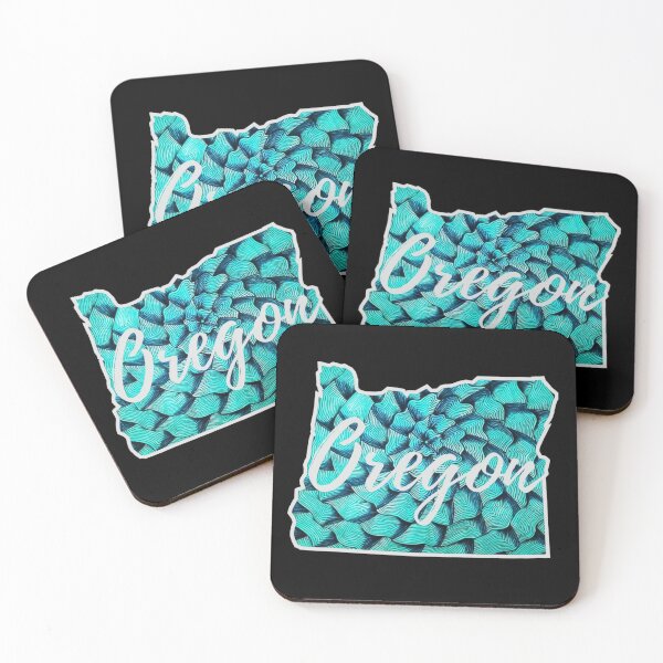 Item preview, Oregon Teal Spiral designed and sold by ArtRoomOregon.