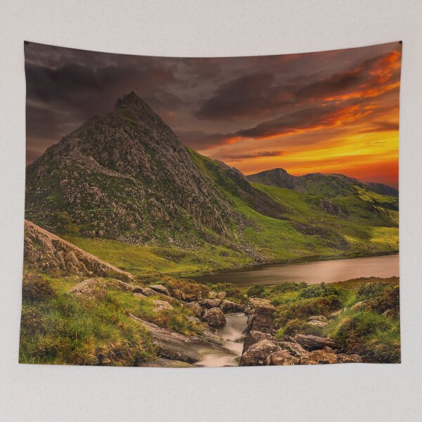 Item preview, Llyn Ogwen And Tryfan Mountain Snowdonia  designed and sold by AJEvans.