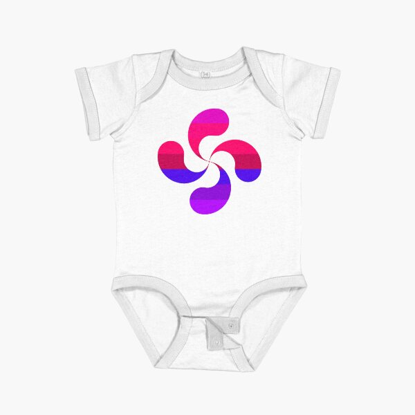 Vista previa del artículo con la obra «Cruz Vasca Lauburu Arco Iris Rosa Morado», diseñado y vendido por Circle64Shop.
