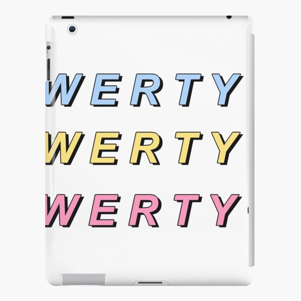 qwertyuiopasdfghjklzxcvbnm iPad Case & Skin for Sale by