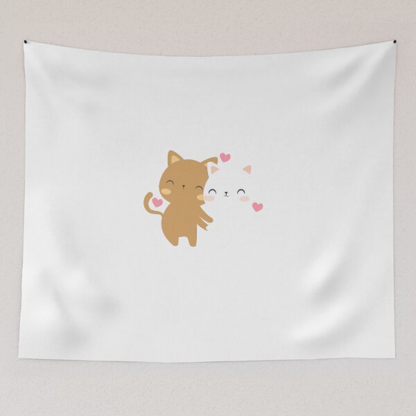Item preview, Milk and Mocha Cats Love Each Other designed and sold by Giovanni's  Brown Quotes.