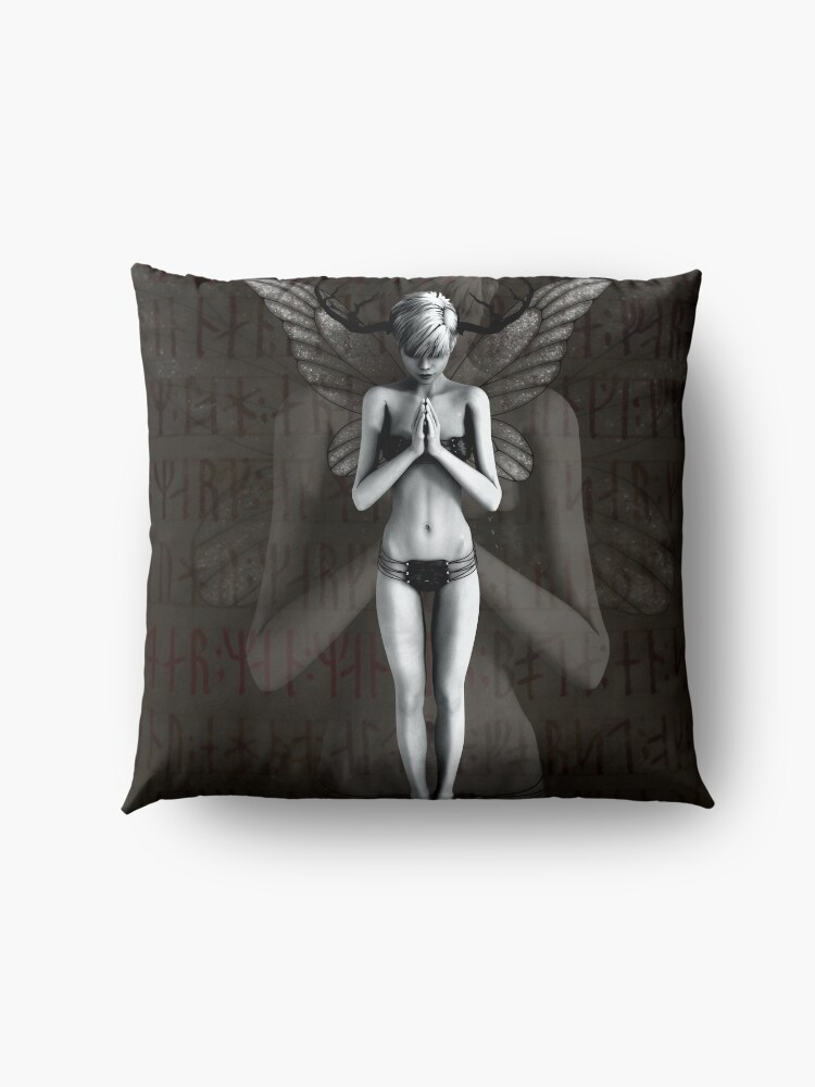 Alternate view of Rune'd Fantasy Floor Pillow
