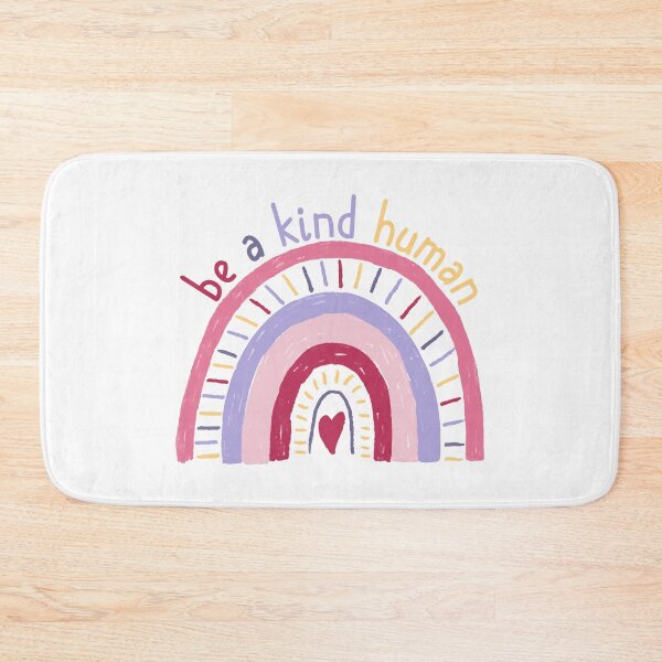 Item preview, Be A Kind Human Boho Rainbow designed and sold by WildHoneyDesign.