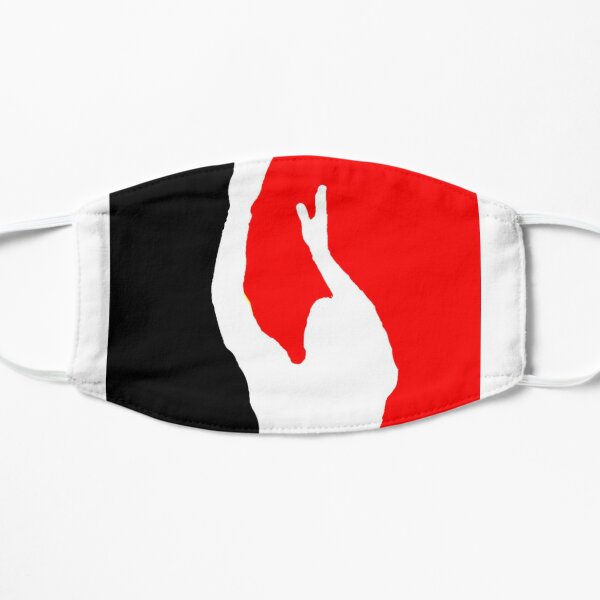 basketball player in black and red Flat Mask